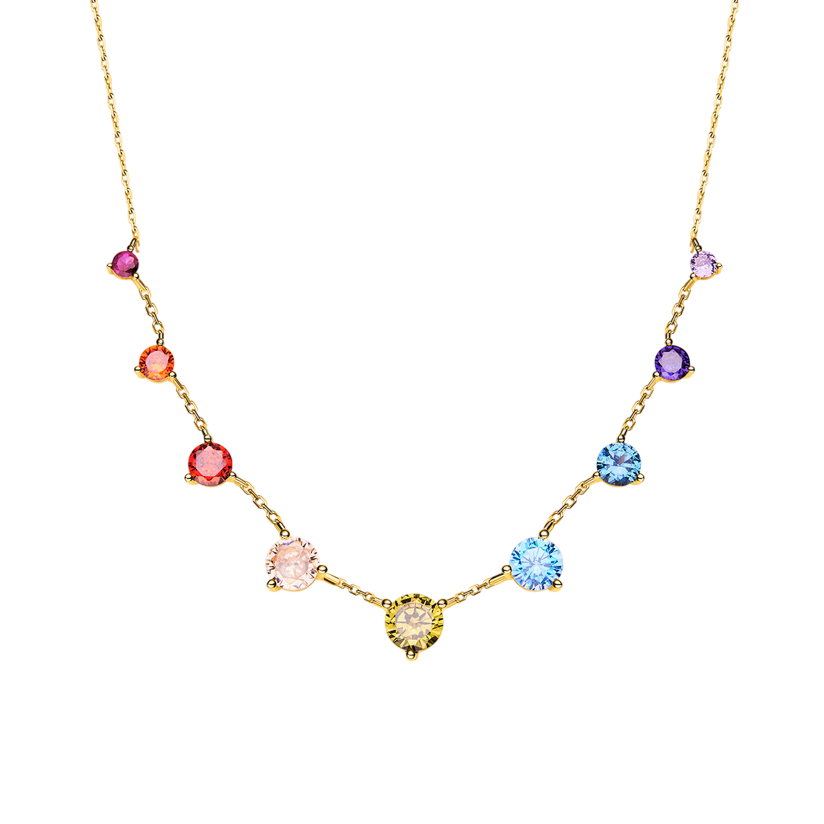 Love Wins Necklace Sterling Sliver Plating Gold 450mm